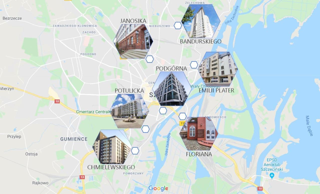 Apartments In - Janosika Szczecin Kültér fotó